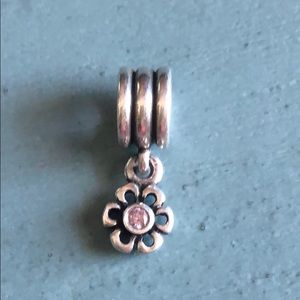 Pandora hanging daisy charm